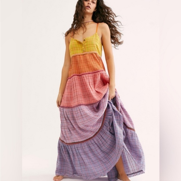 Free People Dresses & Skirts - 🌻🧡🪷Free People Julianna Dress Rare 😍🌼🧡🥩NWT